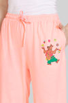 Zivame Tom & Jerry Anniversary Knit Poly Pyjama - Peach Pearl — thumbnail 5